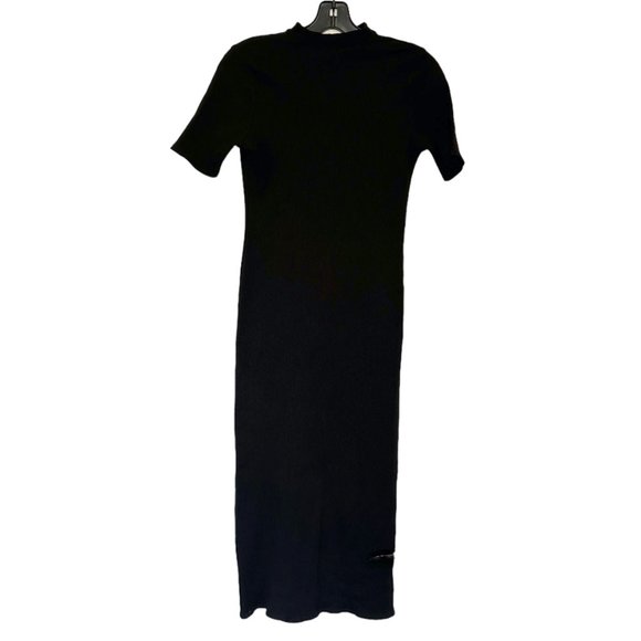 AQUA NECK CUTOUT MIDI DRESS, NWT - Picture 4 of 4